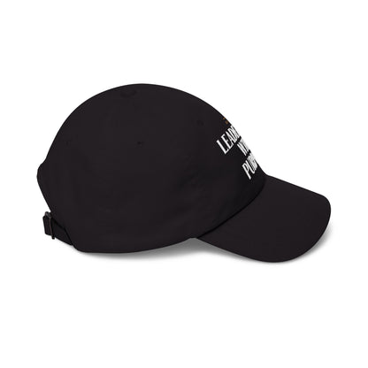 Leadership With Purpose Dad Cap — Inspirational Embroidered Baseball Hat