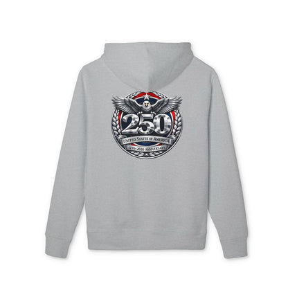 250 Cruiser Hoodie — Vintage American Motorcycle Emblem Pullover