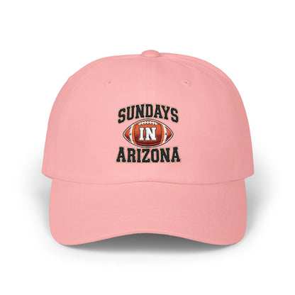 Sundays in Arizona Dad Cap – Vintage Football Embroidered Baseball Hat