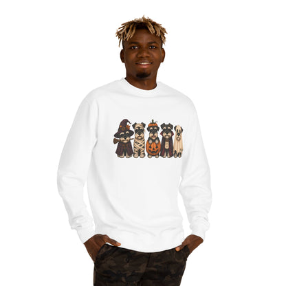 Halloween Pug Costume Sweatshirt – Cute Pugs in Witch, Mummy, Pumpkin & Ghost Outfits