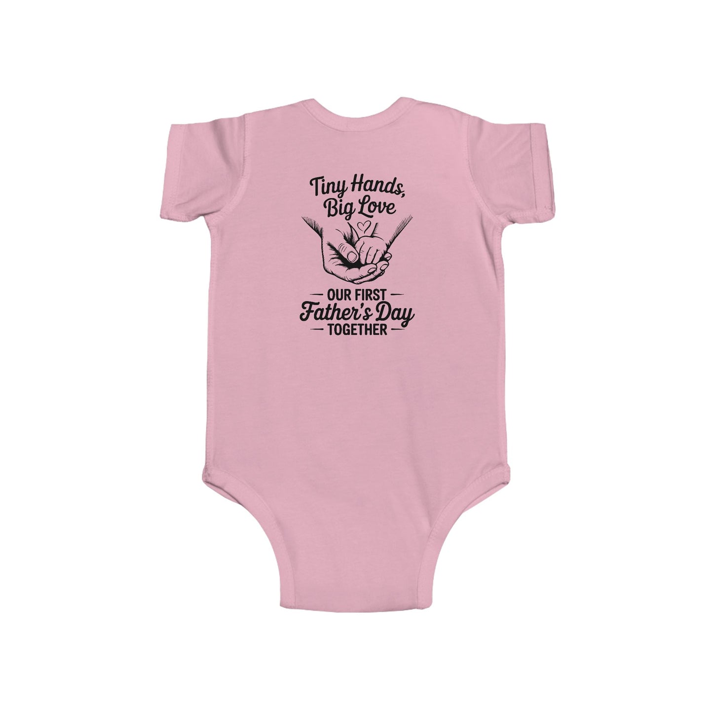 Infant Bodysuit - "Tiny Hands, Big Love" First Father’s Day Baby Onesie