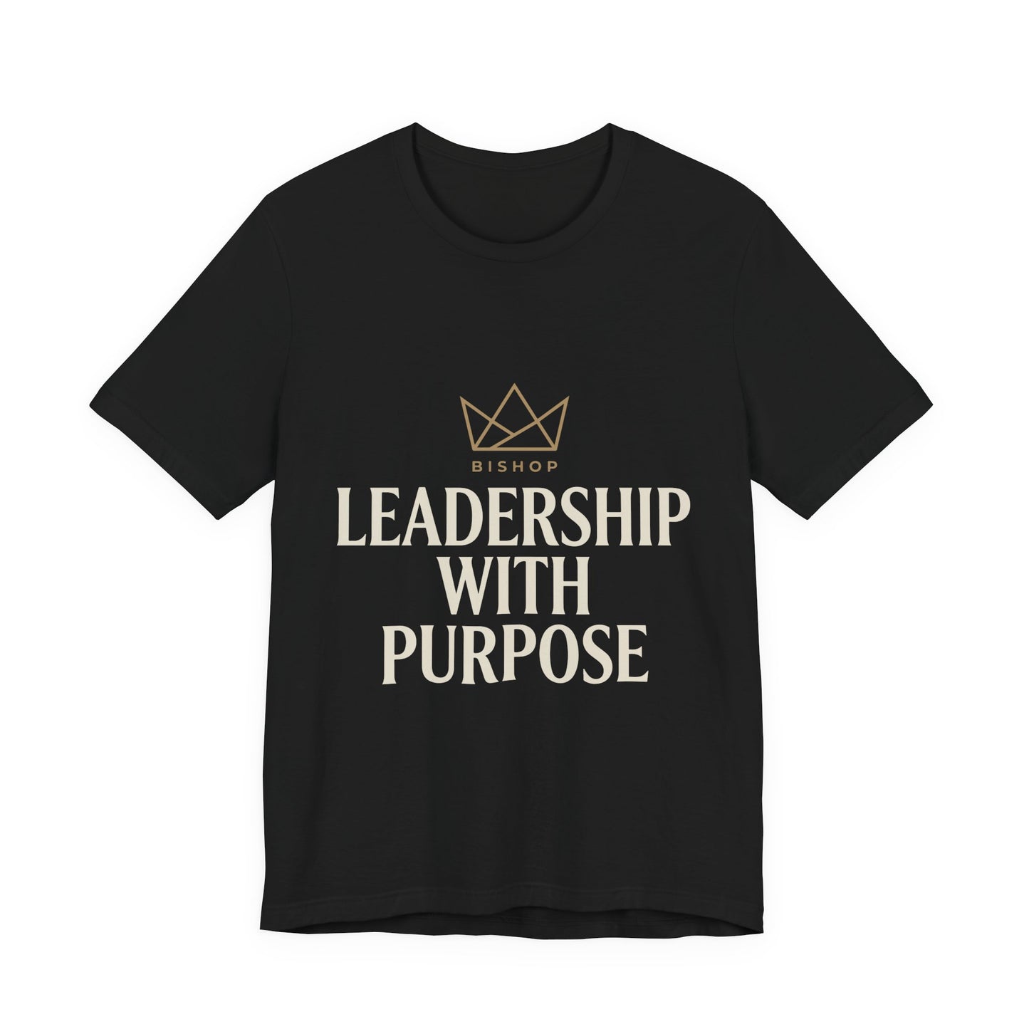 Leadership With Purpose Tee — Inspirational Crown Graphic T-Shirt