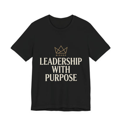 Leadership With Purpose Tee — Inspirational Crown Graphic T-Shirt