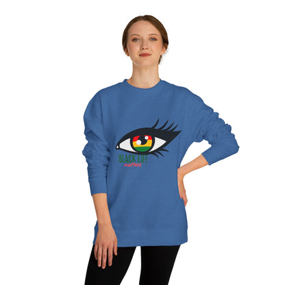 Black Life Matters Eye Graphic Sweatshirt