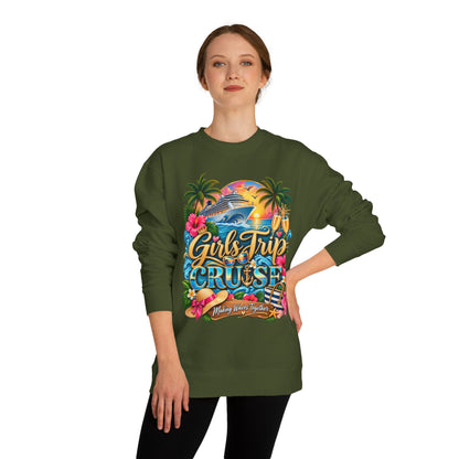 Girls Trip Cruise Sweatshirt — Tropical Cruise Crewneck