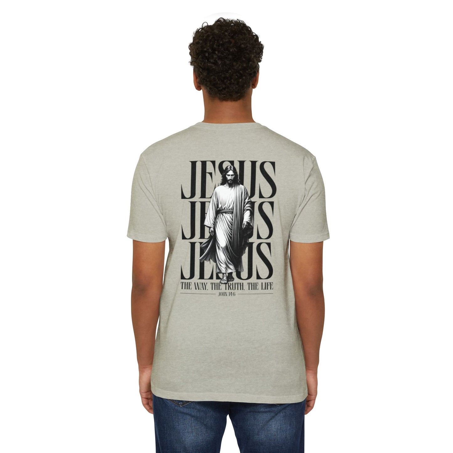 Jesus Graphic T‑Shirt — The Way The Truth The Life Faith Tee