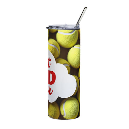 Tumbler - "Best Dad Ever" Tennis Ball Stainless Steel 20oz