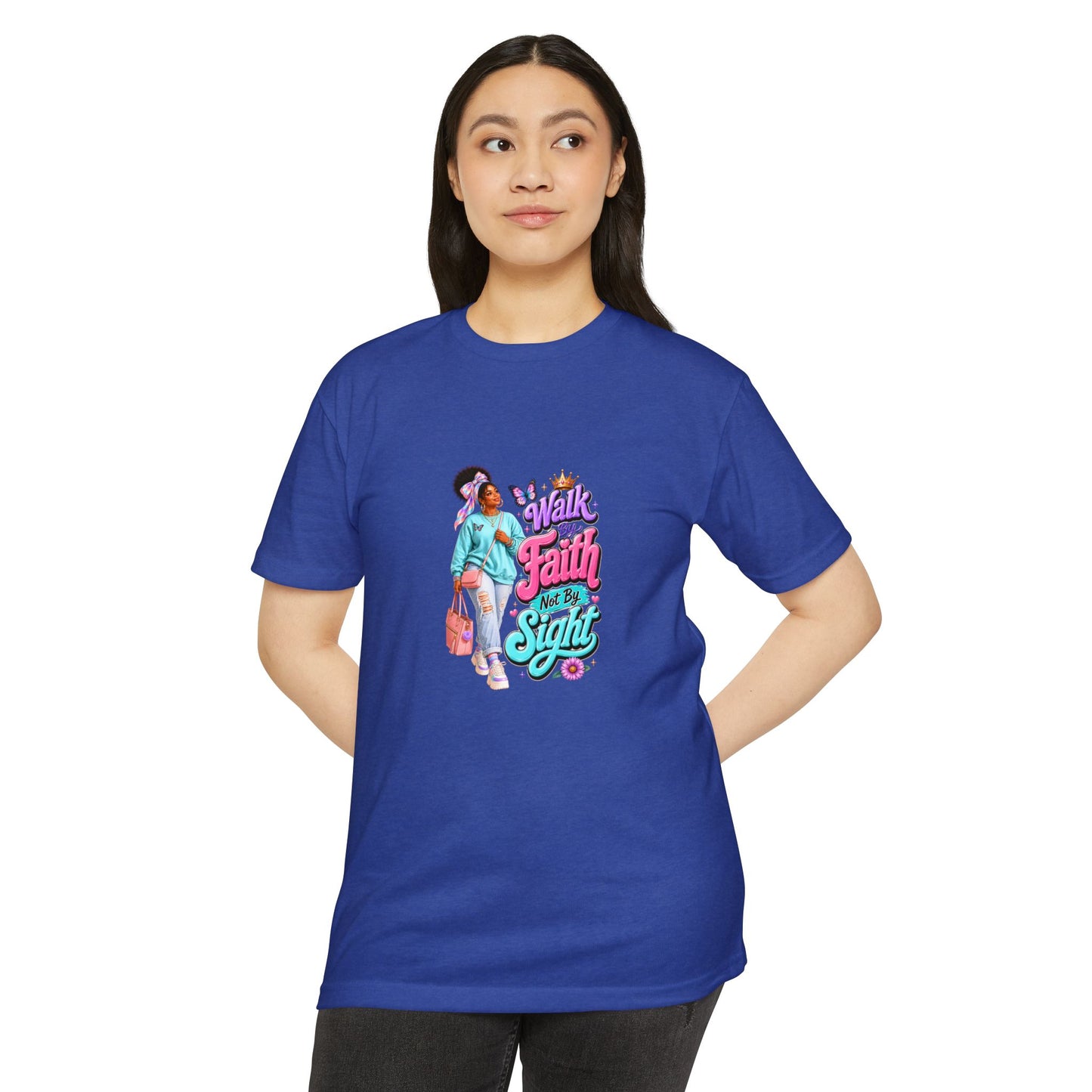 Faith Graphic T-Shirt — “Walk by Faith, Not by Sight” Inspirational Tee