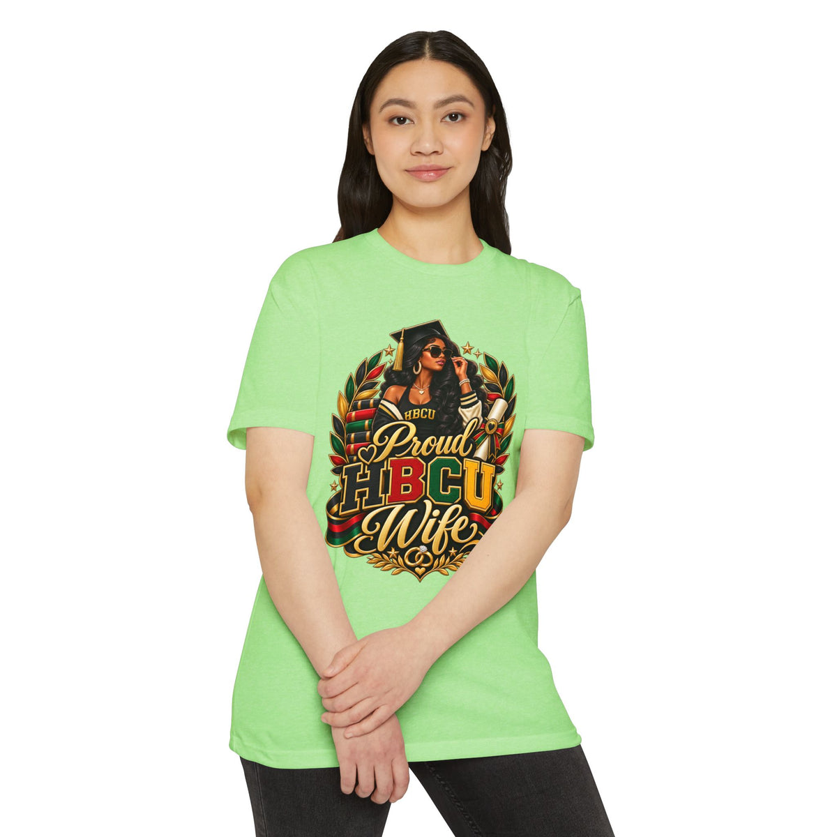 Proud HBCU Wife T-Shirt — Graduation Tribute Tee for HBCU Spouses