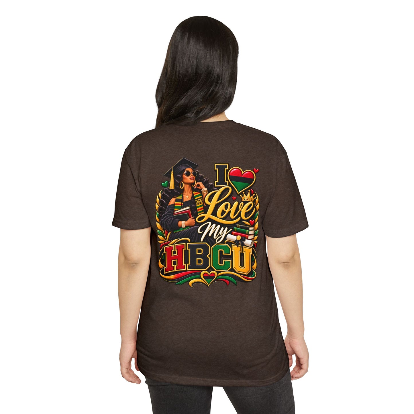 I Love My HBCU T-Shirt — Black Graduate Pride Graphic Tee