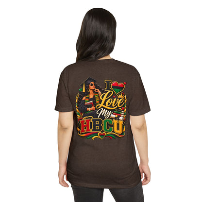 I Love My HBCU T-Shirt — Black Graduate Pride Graphic Tee