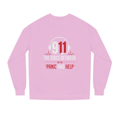 911 Dispatcher Crewneck Sweatshirt — “The Voice Between Panic and Help”