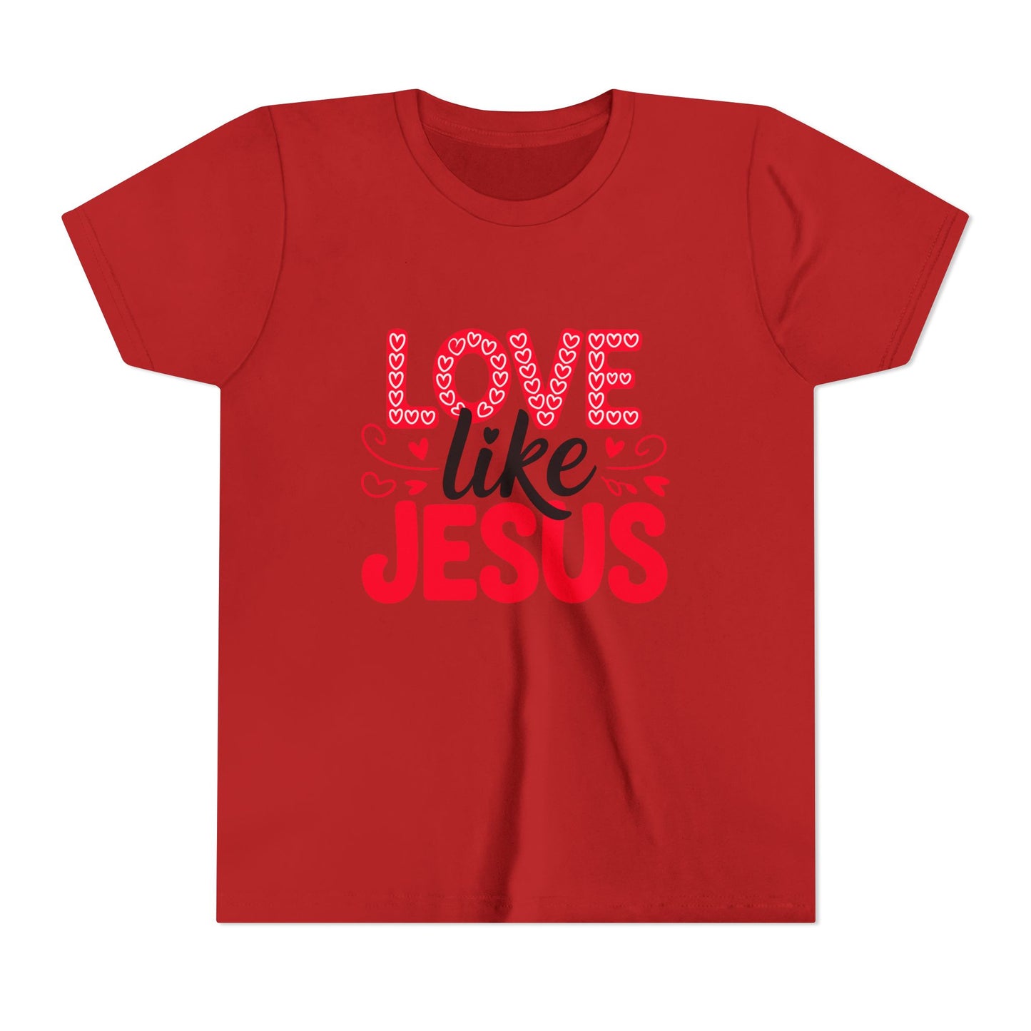 Youth Tee - "Love Like Jesus" Christian Kids Shirt