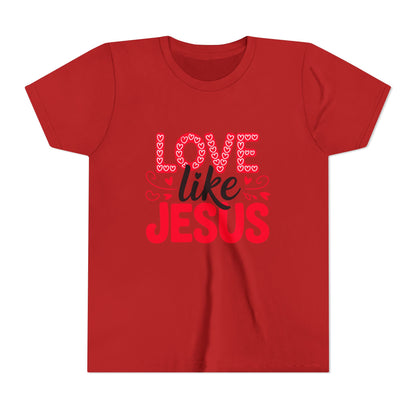 Youth Tee - "Love Like Jesus" Christian Kids Shirt