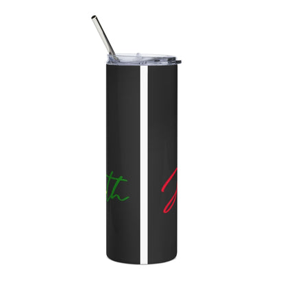 Juneteenth Freedom Heart 20oz Stainless Steel Tumbler