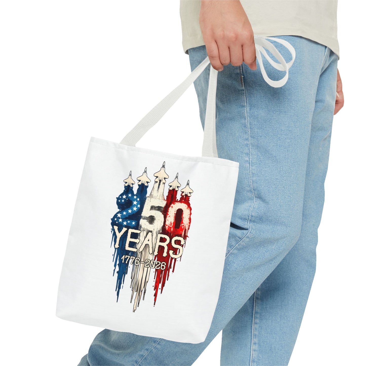 50 Years USA Anniversary Tote Bag — 1776–2026 Patriotic Celebration Tote