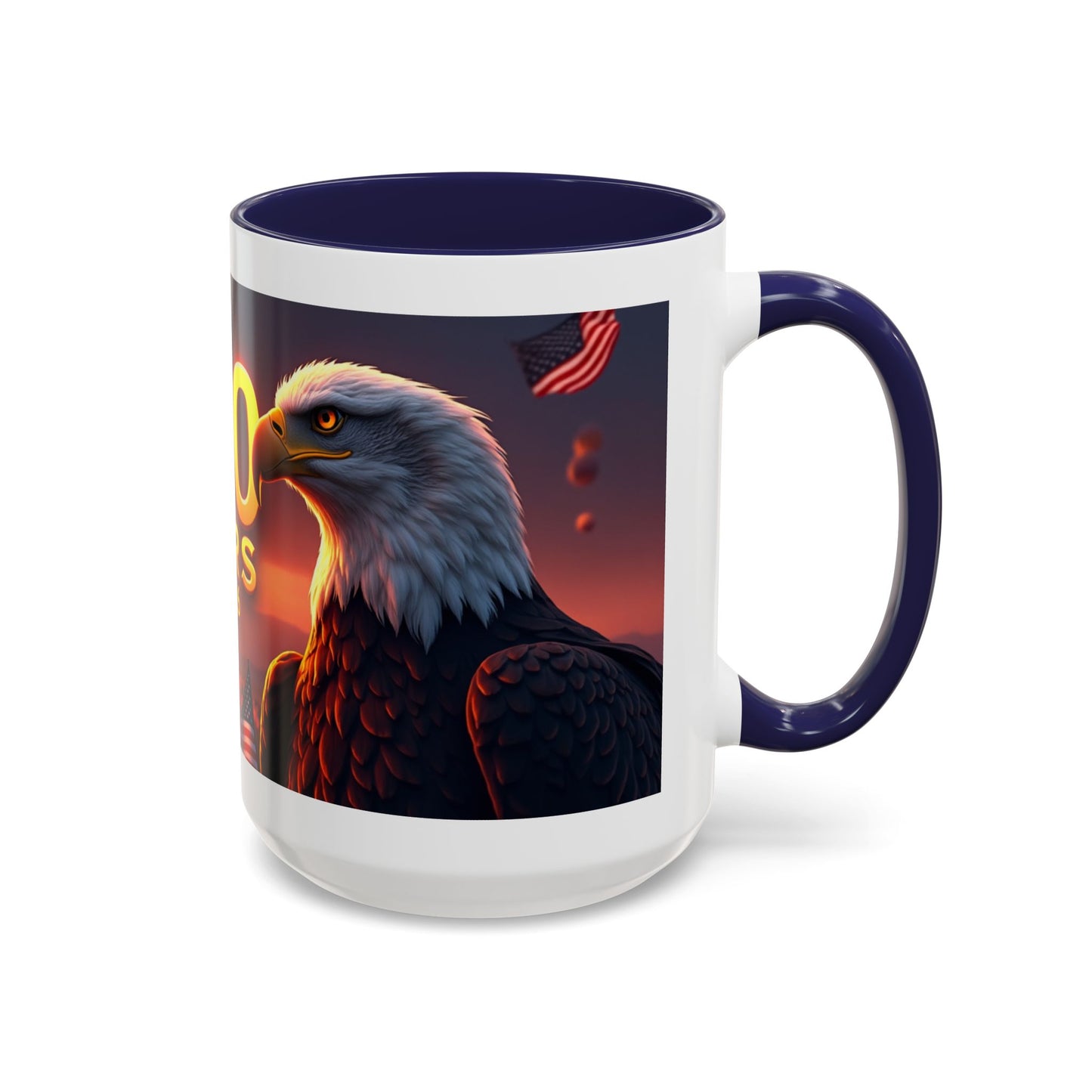 250 Years 1776–2026 Eagle Coffee Mug — Patriotic Anniversary 250th USA Celebration