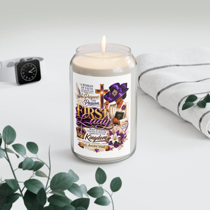 First Lady Faith Candle — Scented Soy Jar (13.75 oz)