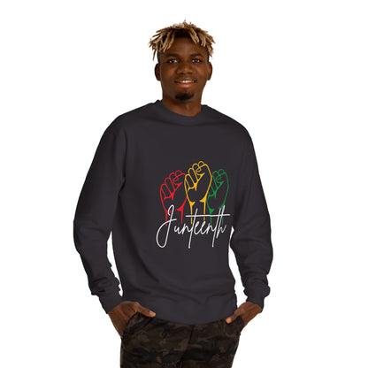 Juneteenth Fist Sweatshirt - Juneteenth Celebration Pullover