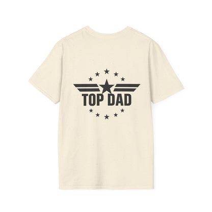 Top Dad T-Shirt — Retro Star Emblem Father's Day Tee
