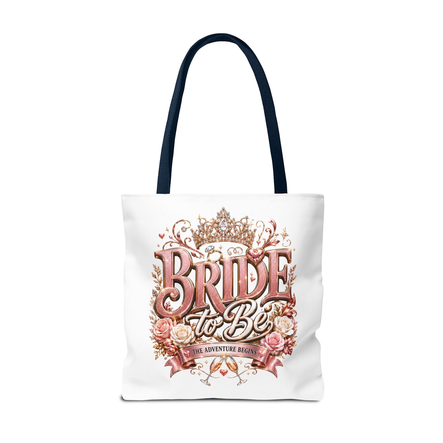 Bride-to-Be Floral Tote Bag - Bachelorette Gift & Bridal Shower Accessory