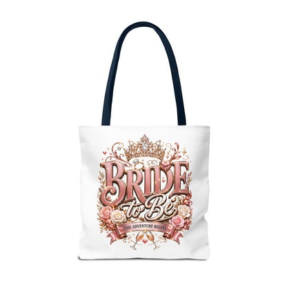 Bride-to-Be Floral Tote Bag - Bachelorette Gift & Bridal Shower Accessory