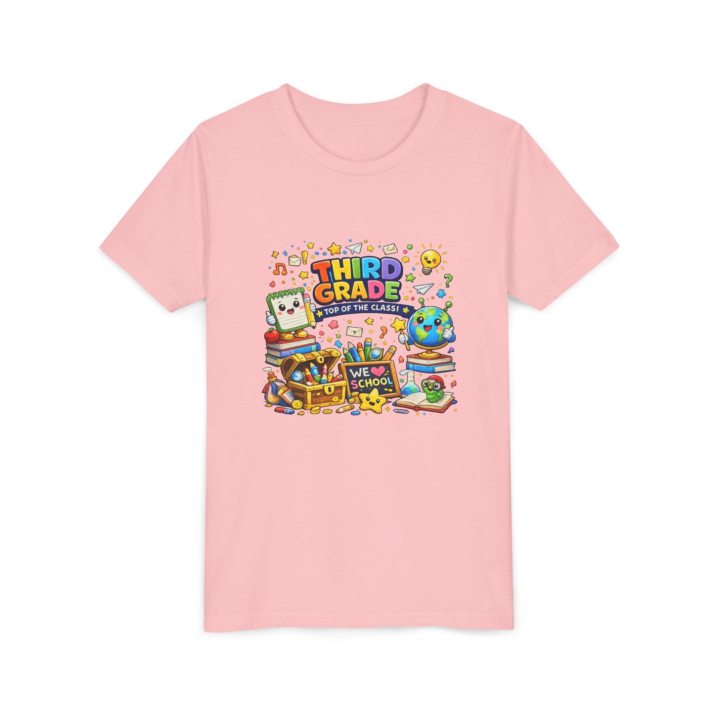 Third Grade Kids Tee — "Third Grade Out of the Classroom" Back-to-School Youth Shirt