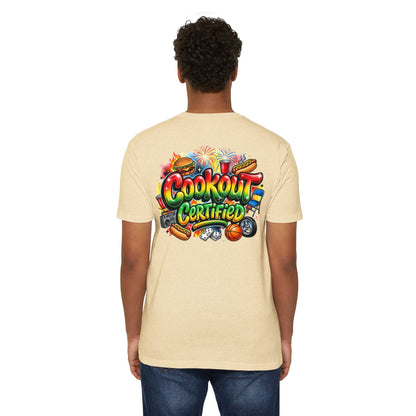 Cookout Certified T-Shirt — BBQ Party Graphic Tee for Summer, Family Gatherings & 4th of July