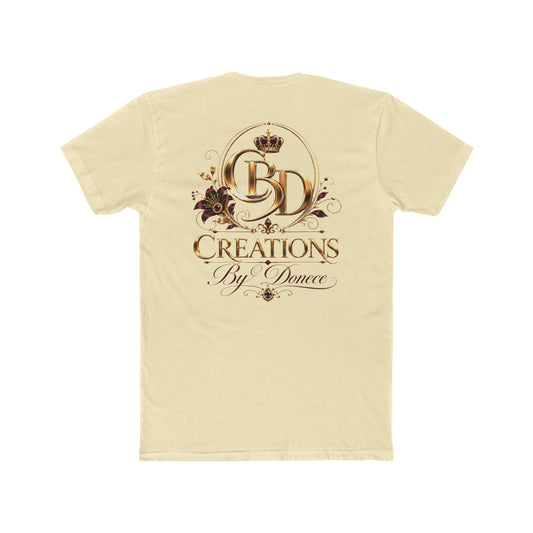 Creations By Donece Logo Tee - Luxury Monogram Graphic T-Shirt