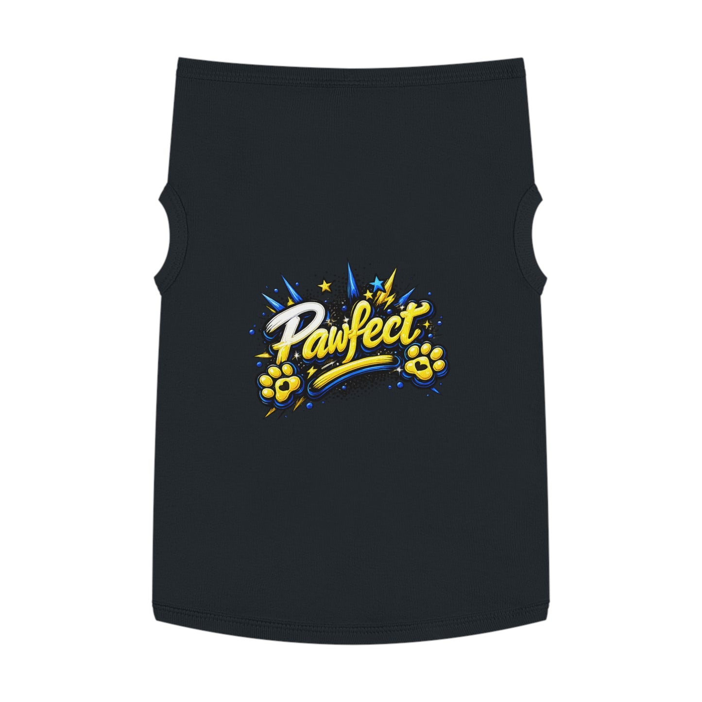 Pawfect Pet Tank Top — Cute Paw Print Dog & Cat Shirt