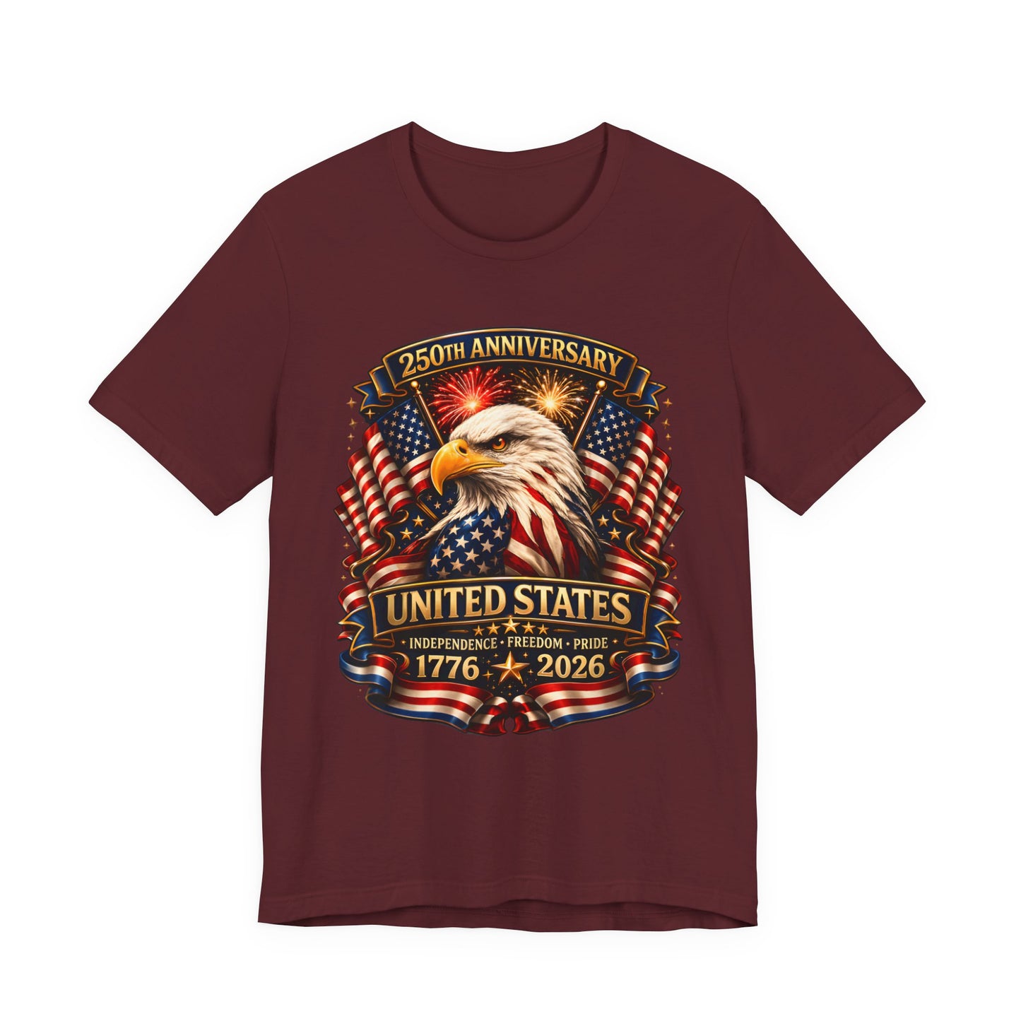 1776–2026 United States 250th Anniversary Eagle T-Shirt