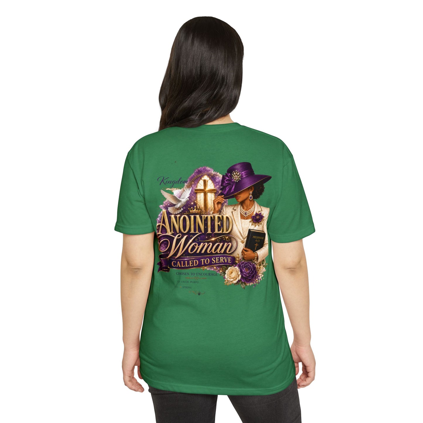 Anointed Woman T-Shirt — "Called to Serve" Christian Faith Tee
