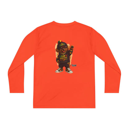 T-Shirt — Kids Rasta Teddy Graphic Long Sleeve