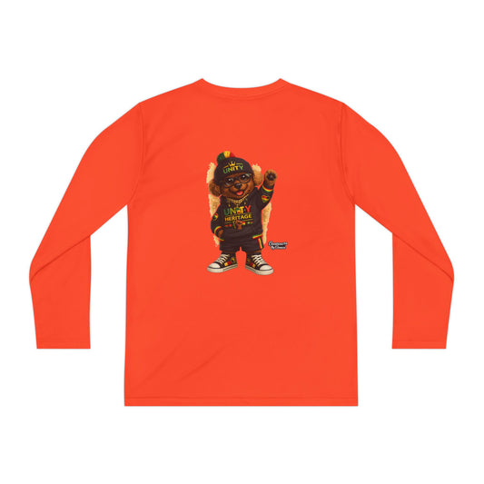 T-Shirt — Kids Rasta Teddy Graphic Long Sleeve