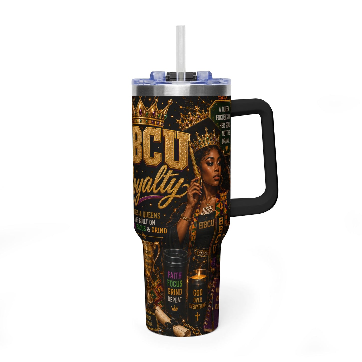 HBCU Royals 40oz Vacuum Tumbler