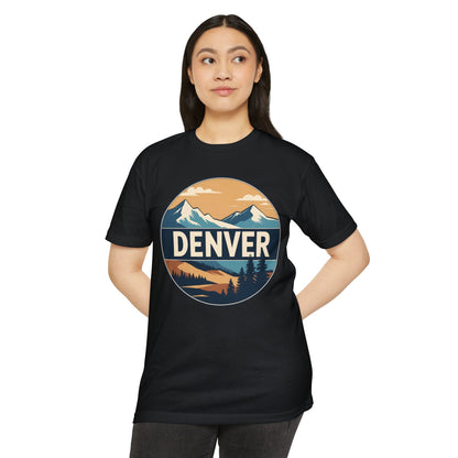 Denver Mountain Graphic T-Shirt — Vintage Outdoors Scenic Tee