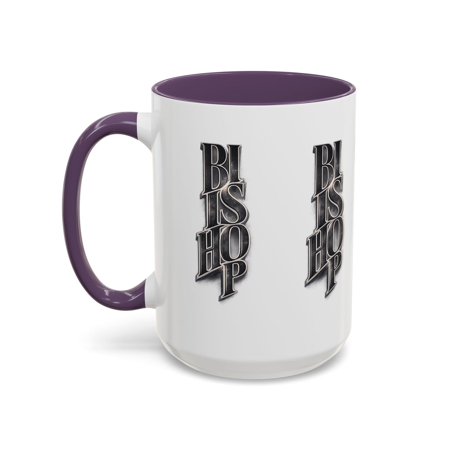 Bishop Vertical Logo Accent Coffee Mug — 11/15oz