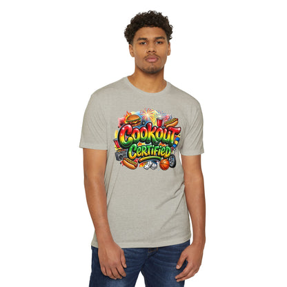 Cookout Certified T-Shirt — BBQ Party Graphic Tee for Summer, Family Gatherings & 4th of July