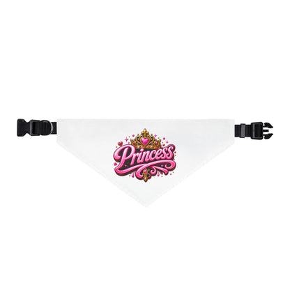 Princess Clip-On Pet Bandana — Cute Crown Dog & Cat Accessory