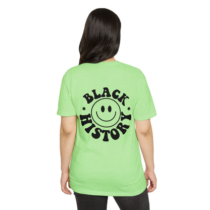 Black History Smiley T-Shirt – Retro Retro Vibe Celebration Tee