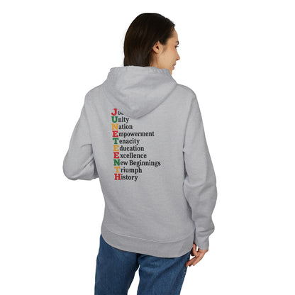 Juneteenth Acrostic Hoodie – Unity Empowerment Celebration Sweatshirt