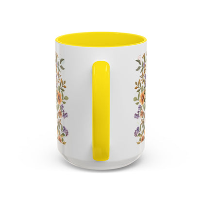 Mom Floral Coffee Mug — "Mom: The Quiet Strength..." Sentimental Mother's Day Gift (11/15oz)