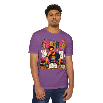 Teacher Appreciation T-Shirt — "Teach Love Inspire" Colorful Teacher Graphic Tee