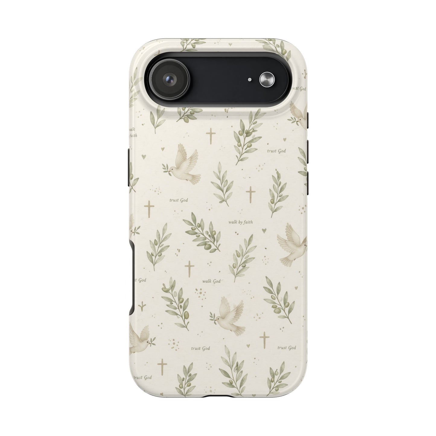 Walk By Faith Phone Case | Christian Floral iPhone Case