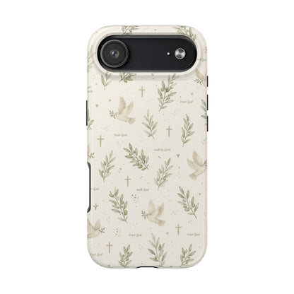 Walk By Faith Phone Case | Christian Floral iPhone Case
