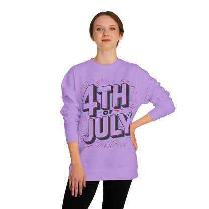 4th of July Sweatshirt - Patriotic Independence Day Crewneck