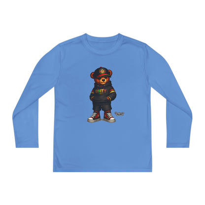 Youth Long Sleeve Tee — 'Unity' Streetwear Bear Graphic