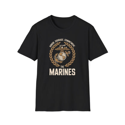 Honor Courage Commitment The Marines T‑Shirt