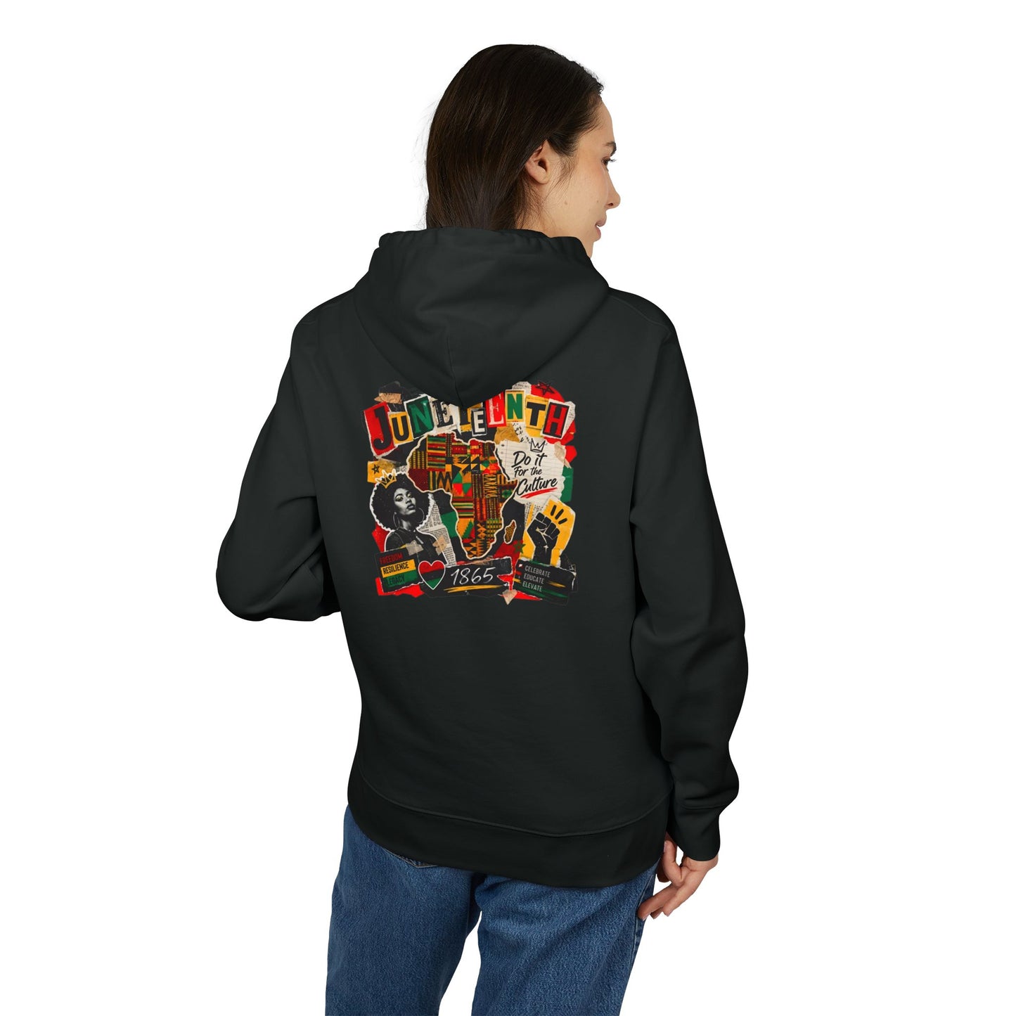 Juneteenth Celebration Hoodie — Black History Unity Graphic Pullover