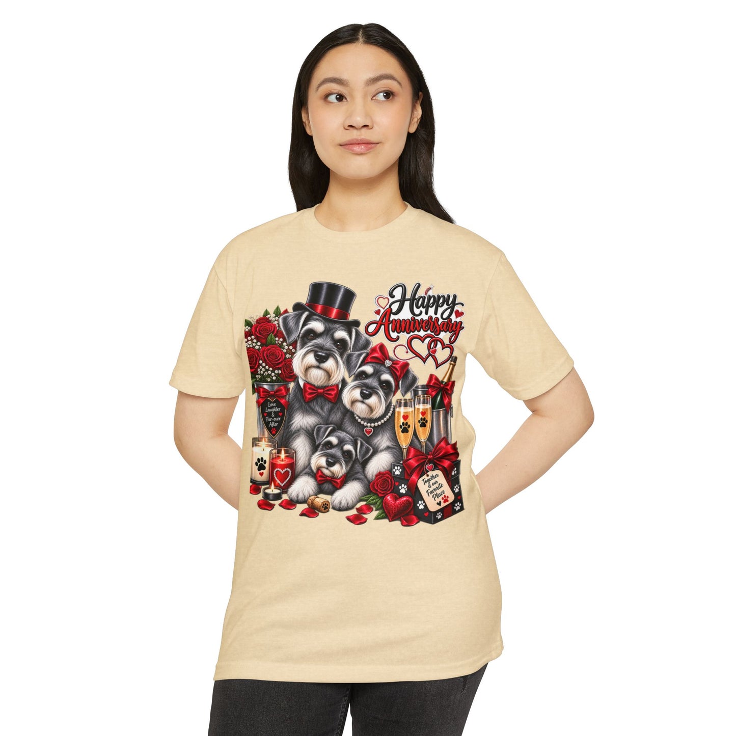Happy Anniversary Schnauzer T-Shirt